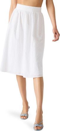 Steve Madden Carlynn Eyelet Cotton Skirt in White at Nordstrom, Size X-Small