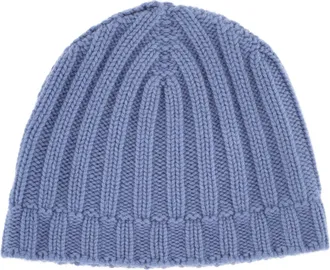 Drumohr Ribbed Pure Cashmere Beanie