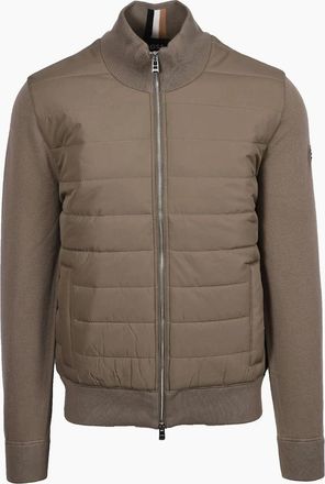 HUGO BOSS Mens Boss Black HERNESTO JACKET OPEN BROWN - Tan - Size: 40