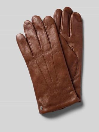 Roeckl Handschuhe aus echtem Leder Modell Dover in Cognac, Gr&ouml;&szlig;e 8,5