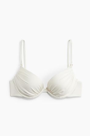 H&M Super-Push-up-Bikinitop - Cremefarben