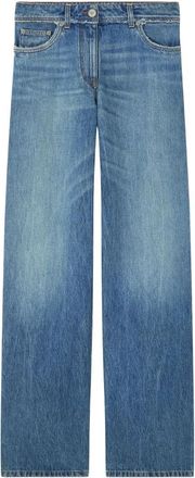 Versace Boyfriend Jeans - Dames - Regular Fit Jeans - Blauw - W26 - Katoen - Jeans