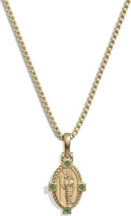 Awe Inspired Sekhmet Bastet Goddess Necklace in 14K Gold Vermeil at Nordstrom