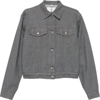 Sportmax Spspittura Denim Jacket - Dames - Spijkerjassen - Grijs - 2XS - Denim - Jassen