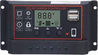 OEM Controlador De Carga Solar Inteligente De 12v/24v Y 10a Con Control De Carga Fotovoltaica