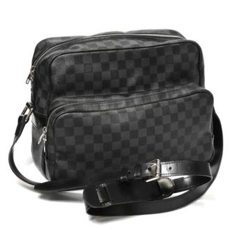 Louis Vuitton Pre-owned Damier Graphite Schoudertas - Heren - Pre-owned - Grijs - Maat: ONE Size