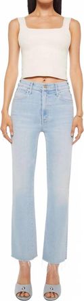 Mother Hustler Ankle Fray Jean In Balls In Your Court