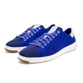 Cole Haan Womens Grandpro Stitchlite Tennis Sneaker In Storm Blue