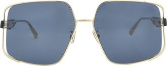 Dior ARCHDIOR S1U Blue Irregular Ladies Sunglasses CD40037U 10V 61
