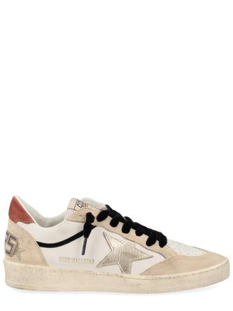 Golden Goose Ballstar Sneaker With Logo