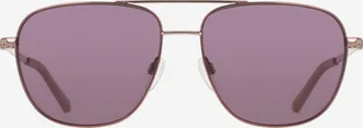 Cole Haan Womens Two Toned Navigator Sunglasses - Pink