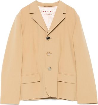 Marni single-breasted blazer - Neutrals