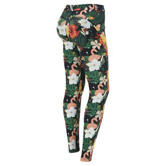 Freddy Pantaloni push up WR.UP tessuto traspirante ecologico floreale