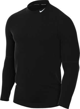Nike Nike Mens Pro Warmes Dri Fitness-Longsleeve mit Stehkragen f&uuml;r Herren Long Sleeve TOP, Black/White, XL