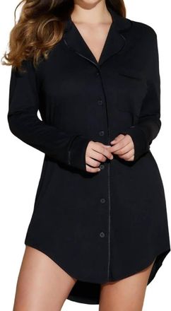 Cosabella Bella Nightshirt In Black