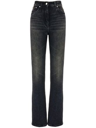 Ferragamo Jeans svasati a vita alta - Nero