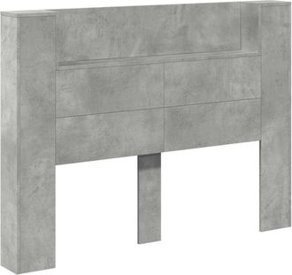vidaXL Headboard Concrete Grey 140 x 16.5 x 103.5 cm Engineered Wood vidaXL
