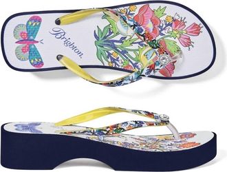 Brighton Womens Sunny Flip Flops In Multi