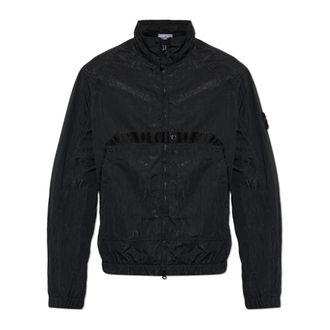 Stone Island Jas met logopatch - Heren - Zomerjassen - Zwart - L - Jassen