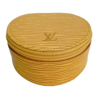 Louis Vuitton Pre-owned Vintage Epi Pouch - Dames - Pre-owned - Geel - Maat: ONE Size Leer