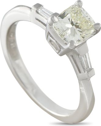 Luxury Bazaar Platinum 1.12 ct Diamond Ring MF30-051826
