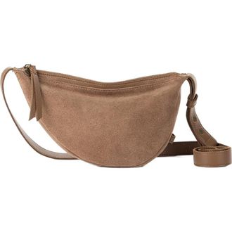 The Sak Tess Sling Leather Bag in Tobacco Suede at Nordstrom