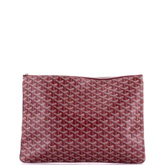 Goyard Senat Zip Pouch Coated Canvas GM