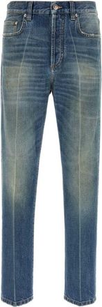 Versace Blue Mid Rise Jeans