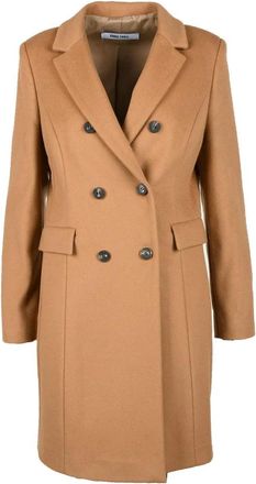 ANNIE PARIS Wool and Cashmere Coat - Beige