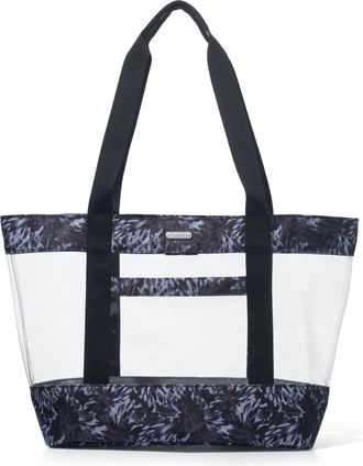 Baggallini Carry Away Clear Tote Bag with Removable Pouch