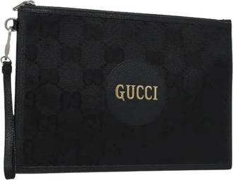 Gucci Pre-owned Clutches, female, Black, Size: ONE SIZE Pre-owned Vintage Clutch Bag