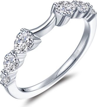 Lafonn Contour Simulated Diamond Ring in Silver at Nordstrom, Size 6
