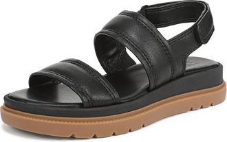 Naturalizer Womens Attract Sandal, Black, Wide Fit, UK 6