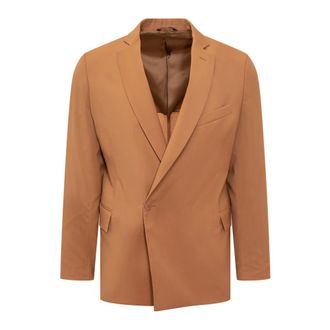 Costumein Jassen, Heren, Bruin, L, Heren Single Breasted Blazer