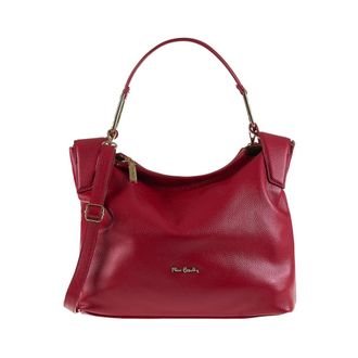 Pierre Cardin Dollaro Schoudertas - Dames - Tassen - Rood - Maat: ONE Size Katoen