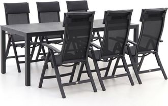 Bellagio la vita attrattiva Bellagio Lugo/Menzano 220cm dining tuinset 7-delig