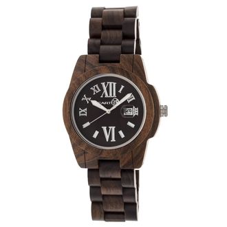 Earth Heartwood Eco-Friendly Dark Brown Wood Heartwood Unisex Watch EW1502