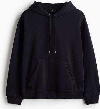 H&M Loose Fit Hoodie in Navy Blue at Nordstrom, Size Xxx-Large