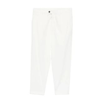 Eleventy Chinos, male, White, Size: W34 Pleated Chinos