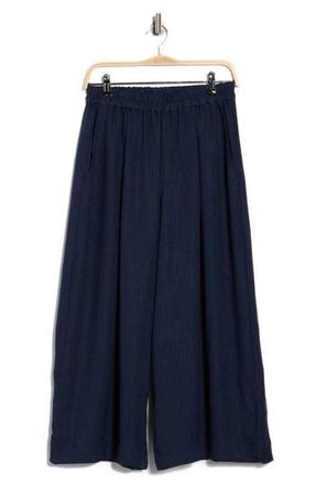 Max Studio Woven Gaucho Pants in Heather Navy at Nordstrom Rack, Size X-Small