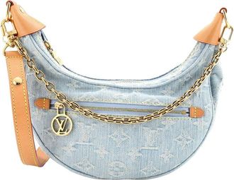 Louis Vuitton Blue Monogram Denim Loop (Authentic Pre-Loved)