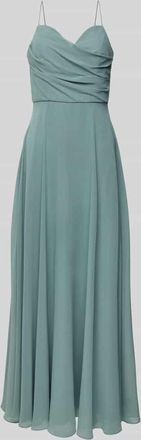 Laona Abendkleid mit Spaghettiträgern in Schilf, Größe 34