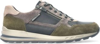 Mephisto Handgemaakte Bradley Sneaker met Soft-Air Middenzool - Heren - Sneakers - Groen - 40 EU - Leer - Schoenen