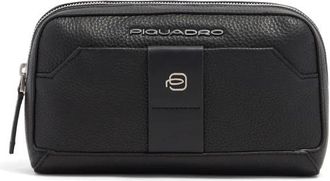 Piquadro Tebe Clutch - Heren - Schoudertassen - Zwart - ONE Size - Leer - Tassen