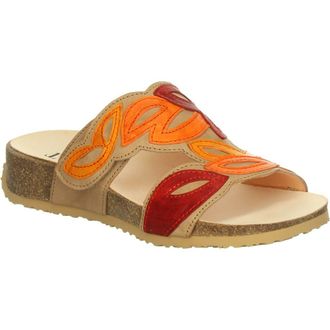 Think Mizzi Floral Sandal in Linen/Kombi at Nordstrom, Size 10-10.5Us