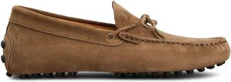 Tod's Brown Suede Loafers