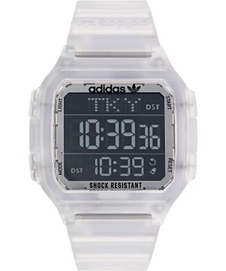 adidas Originals Adidas Originals Originals Street Digitale E&eacute;n Gmt Unisex Transparante Horloge AOST22049