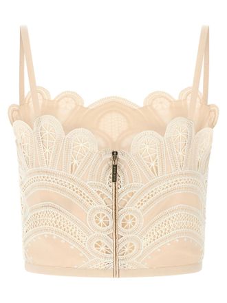 Elie Saab Macram&eacute; Lace Bralette - Cream