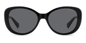 Polaroid PLD 4154/S/X Polarized 807/M9 Womens Sunglasses Black Size 55