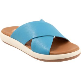 Softwalk Jesi Slide Sandal in Sky Blue at Nordstrom Rack, Size 8.5